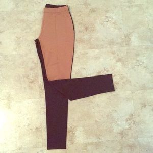 Two toned leggings